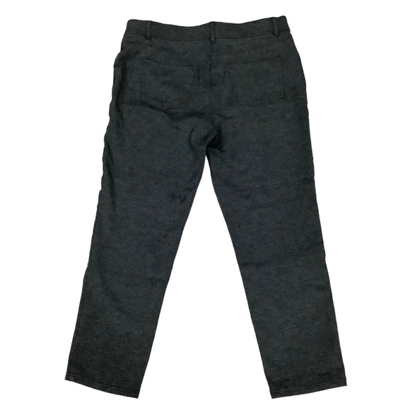 Women's Style & Co 12 Large Jeans Jeggins Ponte Pants Black Crop Ankle Stretch - Picture 3 of 6